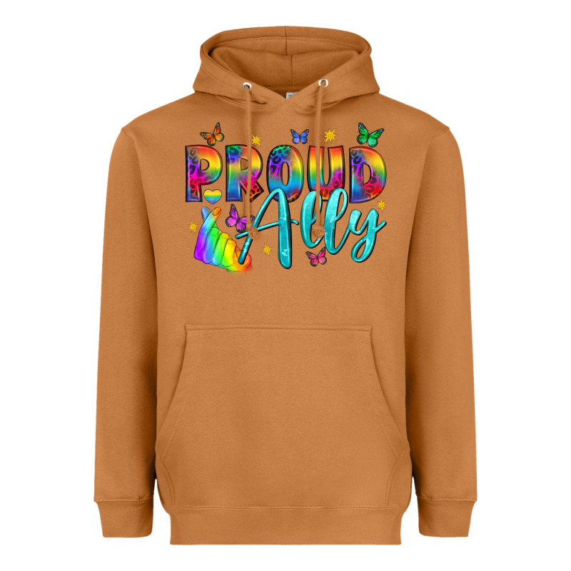 Western Proud Ally Heavyweight Hoodie by BundleAndBundleShop | Teevron
