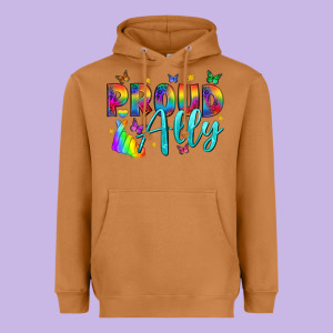 Western Proud Ally Heavyweight Hoodie Designed By Bundleandbundleshop