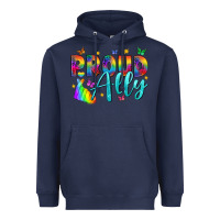 Navy Western Proud Ally Heavyweight Hoodie - BundleAndBundleShop