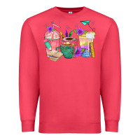 Cardinal School Girl Coffee Cup Bbs Premium Sweatshirt - BundleAndBundleShop