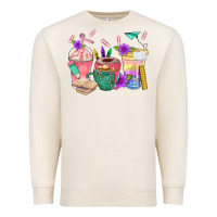 Sandshell School Girl Coffee Cup Bbs Premium Sweatshirt - BundleAndBundleShop