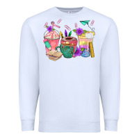 White School Girl Coffee Cup Bbs Premium Sweatshirt - BundleAndBundleShop