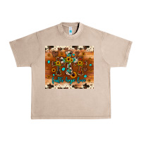 French Oak faith hope love cross Urban Heavy Tee - JahusDesignShop