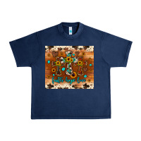 Navy faith hope love cross Urban Heavy Tee - JahusDesignShop