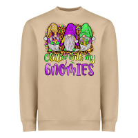 Mushroom mardi gras chillin' with my gnomies Heavyweight Sweatshirt - JahusDesignShop