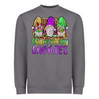 Storm mardi gras chillin' with my gnomies Heavyweight Sweatshirt - JahusDesignShop