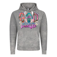 Cloud Rock with god all things are possible Vintage Hoodie - RacoonDesign