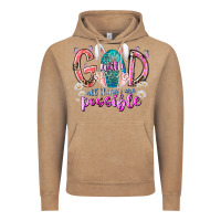 Vintage Coffee with god all things are possible Vintage Hoodie - RacoonDesign