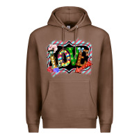 Chestnut love frame digital valentines day Premium Hoodie - Bettercallsaul