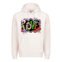 Pale Pink love frame digital valentines day Premium Hoodie - Bettercallsaul