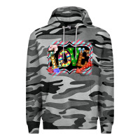 Slate Camo love frame digital valentines day Premium Hoodie - Bettercallsaul