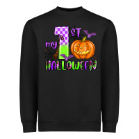 Black my first halloween pumpkin Heavyweight Sweatshirt - AdoDesignShop