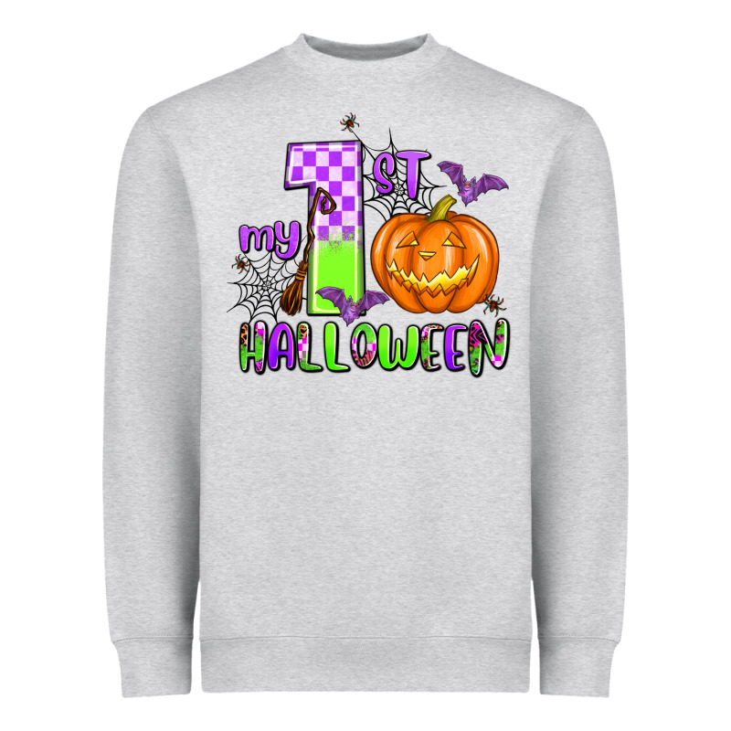 My First Halloween Pumpkin Heavyweight Sweatshirt by AdoDesignShop | Teevron