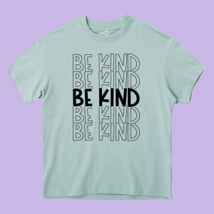 Be Kind Heavy Core Tee Designed By Unal Design