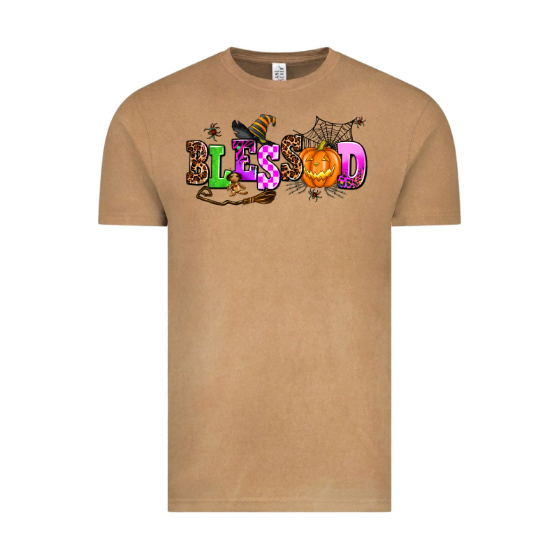 Halloween Blessed Vintage Tee by AdoDesignShop | Teevron