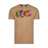 Vintage Coffee halloween blessed Vintage Tee - AdoDesignShop