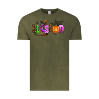 Vintage Olive halloween blessed Vintage Tee - AdoDesignShop