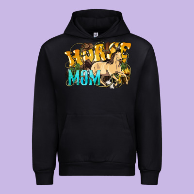 Horse Mom Rope Urban Hoodie Designed By Howdyjamesfarm