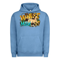 Pigment Pebble Blue Horse Mom Rope Urban Hoodie - HowdyJamesFarm