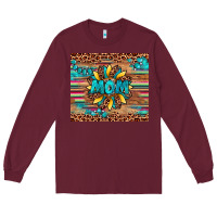 Burgundy sunflower mom Long Sleeve Tee - Artiststas