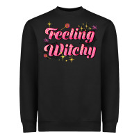 Black feeling witchy Heavyweight Sweatshirt - AdoDesignShop