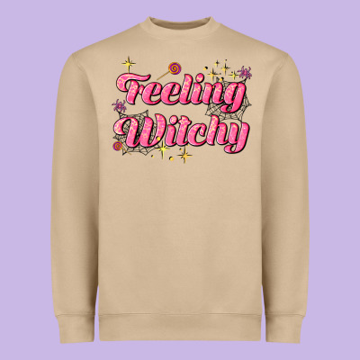 Feeling Witchy Heavyweight Sweatshirt Designed By Adodesignshop