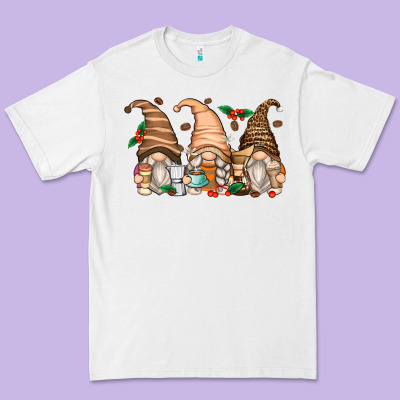 Coffee Gnomes Premium Tee Designed By Zillion Design Studio