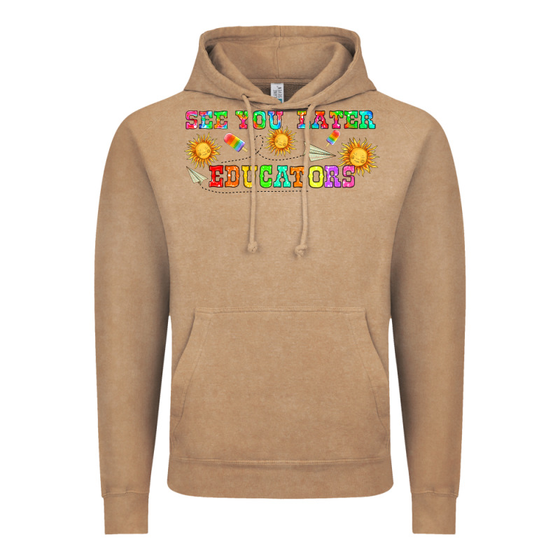 See You Later Educators  Libbey Glass Vintage Hoodie by HRA Design Shop | Teevron