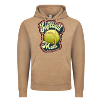 Vintage Coffee softball mom Vintage Hoodie - JahusDesignShop