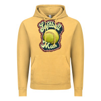 Vintage Mustard softball mom Vintage Hoodie - JahusDesignShop