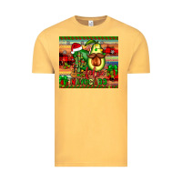 Vintage Mustard feliz navocado Vintage Tee - JahusDesignShop