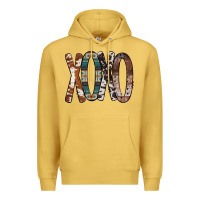 Antique Gold Xoxo Leopard Heart Premium Hoodie - Bettercallsaul