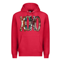 Cardinal Xoxo Leopard Heart Premium Hoodie - Bettercallsaul