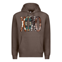 Coffee Xoxo Leopard Heart Premium Hoodie - Bettercallsaul