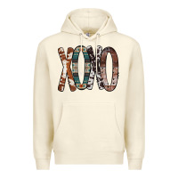 Sandshell Xoxo Leopard Heart Premium Hoodie - Bettercallsaul