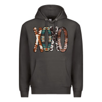 Smoke Xoxo Leopard Heart Premium Hoodie - Bettercallsaul