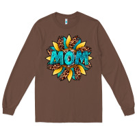 Chestnut sunflower mom leopard Long Sleeve Tee - Artiststas
