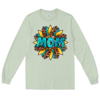Matcha sunflower mom leopard Long Sleeve Tee - Artiststas