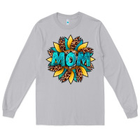 Moon Dust sunflower mom leopard Long Sleeve Tee - Artiststas