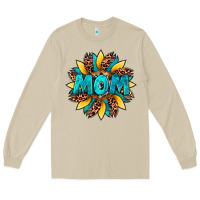 Mushroom sunflower mom leopard Long Sleeve Tee - Artiststas