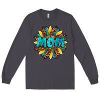 Smoke sunflower mom leopard Long Sleeve Tee - Artiststas