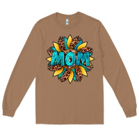 Toasted Coconut sunflower mom leopard Long Sleeve Tee - Artiststas