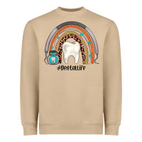 Mushroom dentallife rainbow Heavyweight Sweatshirt - JahusDesignShop