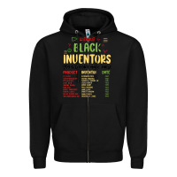 Black black inventors black history Zipper Hoodie - MaliasSmallBusiness
