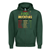 Sports Green black inventors black history Zipper Hoodie - MaliasSmallBusiness