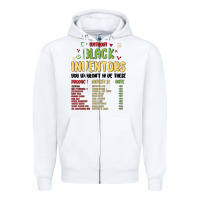 White black inventors black history Zipper Hoodie - MaliasSmallBusiness