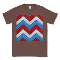 Chestnut Glitter 4th of July Seamless Pattern Classic Tee - BundleAndBundleShop