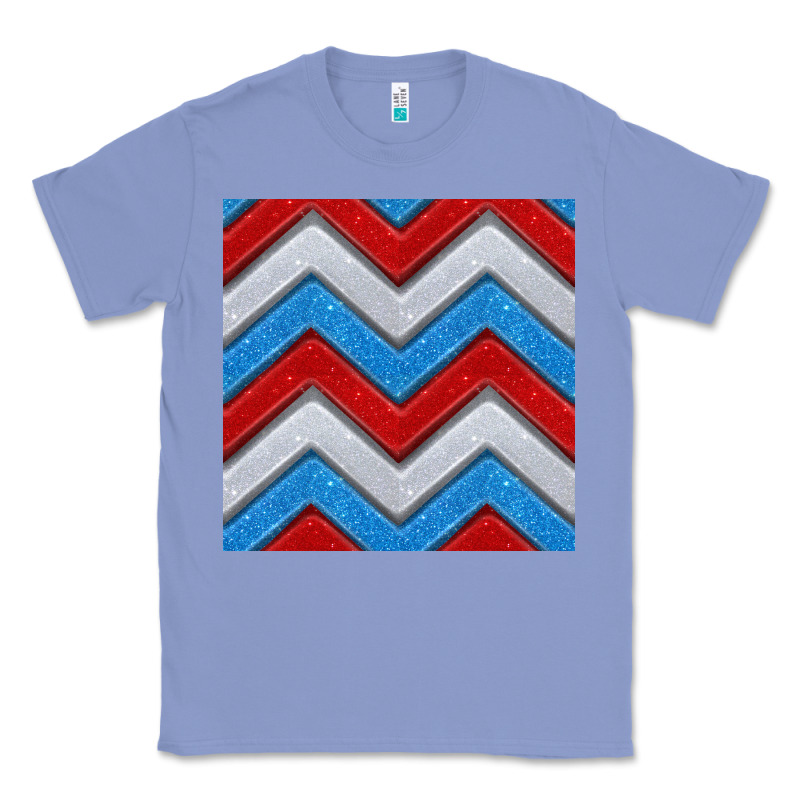 Glitter 4th Of July Seamless Pattern Classic Tee by BundleAndBundleShop | Teevron