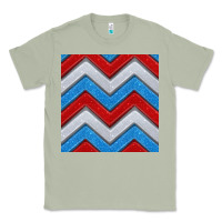Matcha Glitter 4th of July Seamless Pattern Classic Tee - BundleAndBundleShop