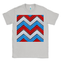 Moon Dust Glitter 4th of July Seamless Pattern Classic Tee - BundleAndBundleShop